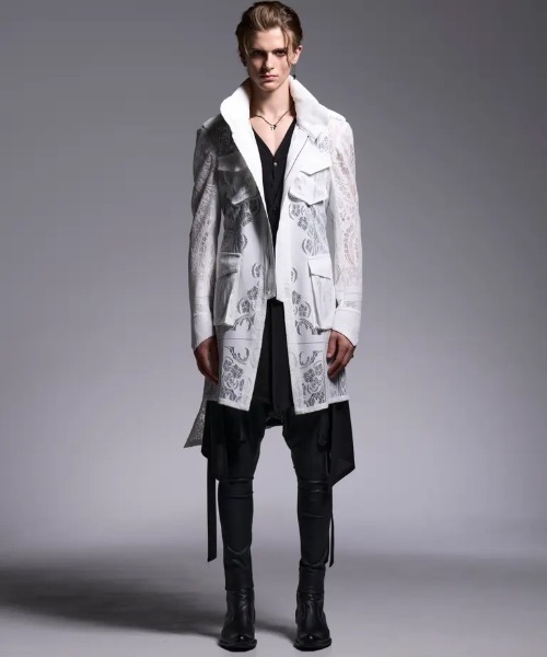 kiryuyrik（キリュウキリュウ） ミリタリージャケット モッズコート