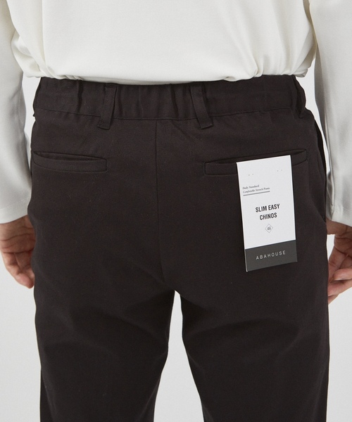「ABAHOUSE GRAY」 チノパンツ 48 ネイビー メンズ_画像7