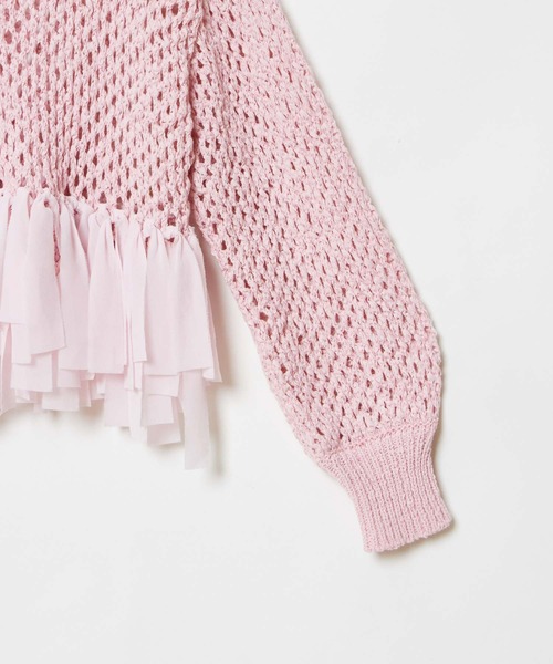 「LOULOU WILLOUGHBY」 長袖ニット 2 ブラック レディース_画像7