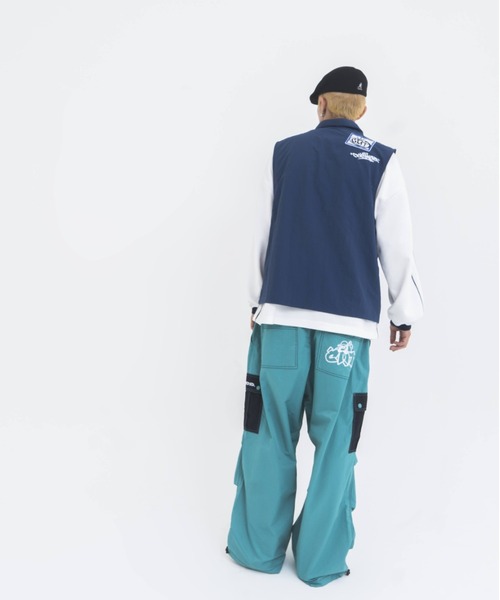 「centimeter」 ベスト LARGE ネイビー メンズ_画像6