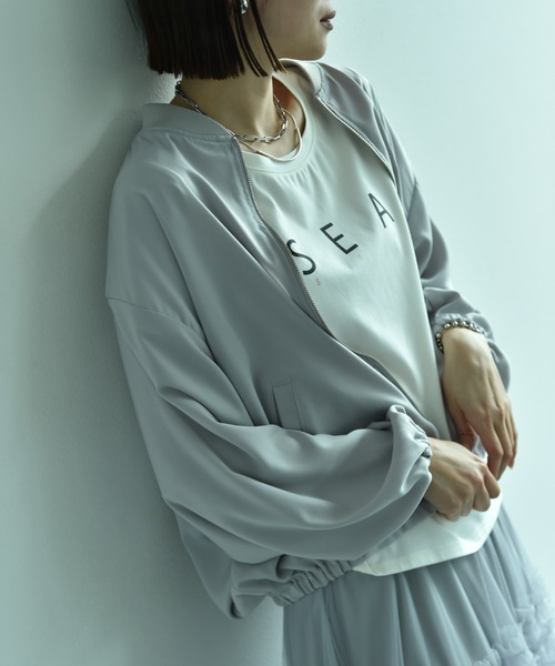 「INTERPLANET」 ブルゾン FREE カーキ レディース_画像7