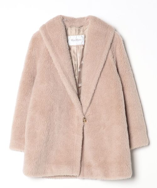 Max Mara ショートコート Max Mara（マックスマーラ） テディベア ショート コート 34 ベージュ