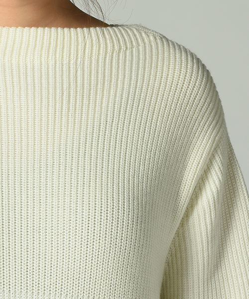 「Droite lautreamont」 ニットワンピース M パープル レディース_画像4