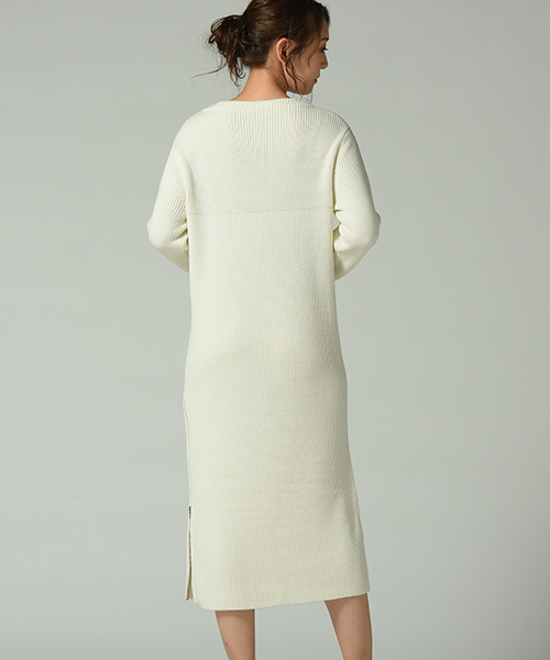 「Droite lautreamont」 ニットワンピース M パープル レディース_画像5