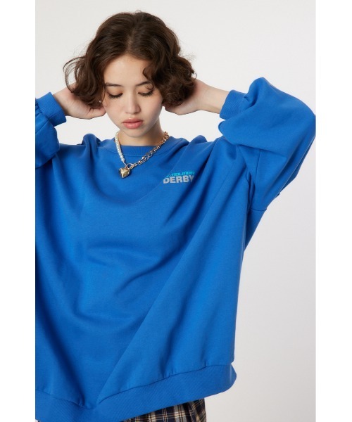 「RODEO CROWNS WIDE BOWL」 スウェットカットソー FREE ブルー レディース_画像2