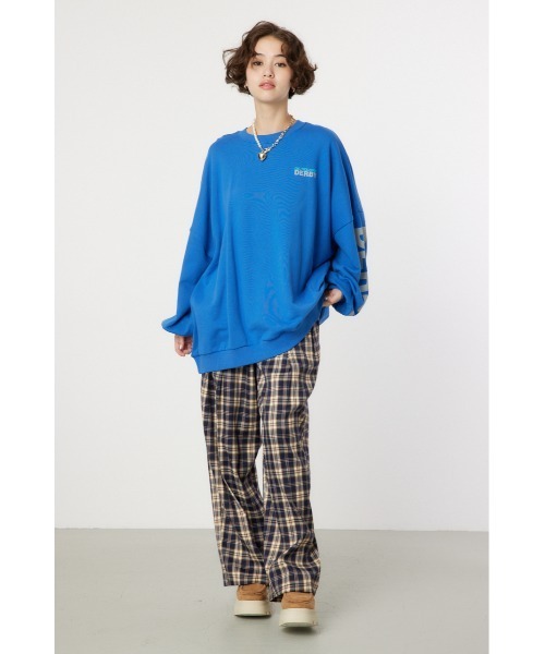 「RODEO CROWNS WIDE BOWL」 スウェットカットソー FREE ブルー レディース_画像4