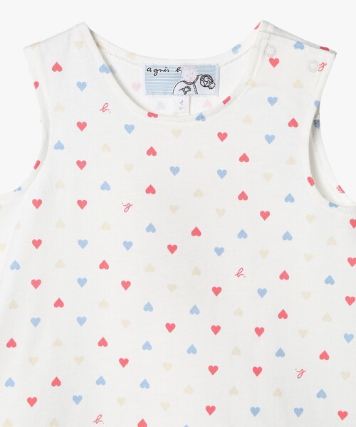 agnes b.（アニエスベー） ワンピース ベビー マルチカラー コットン