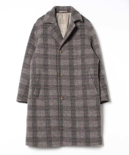 niko and…（ニコアンド） チェスターコート LARGE グレー メンズ