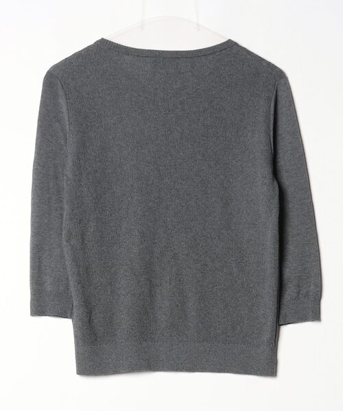 「PRINGLE 1815」 7分袖ニット UK10 グレー レディース_画像2