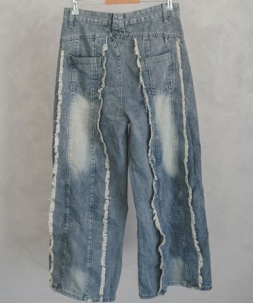 「Shoowtime」 デニムパンツ LARGE ライトブルー メンズ_画像8