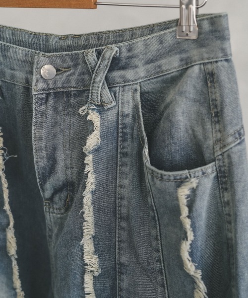 「Shoowtime」 デニムパンツ LARGE ライトブルー メンズ_画像9