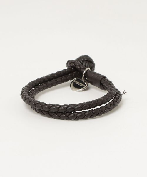 BOTTEGA VENETA」 ブレスレット - ブラック メンズ ブレスレット