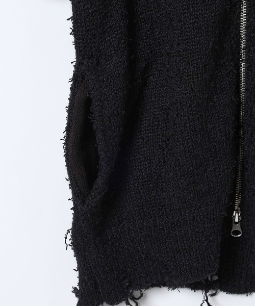 「JEANASIS」 ニットカーディガン FREE ブラウン レディース_画像7