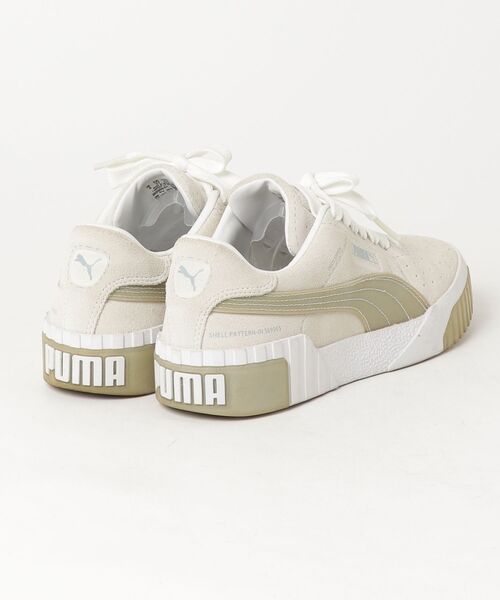 「PUMA」 ローカットスニーカー 23cm ベージュ レディース_画像2