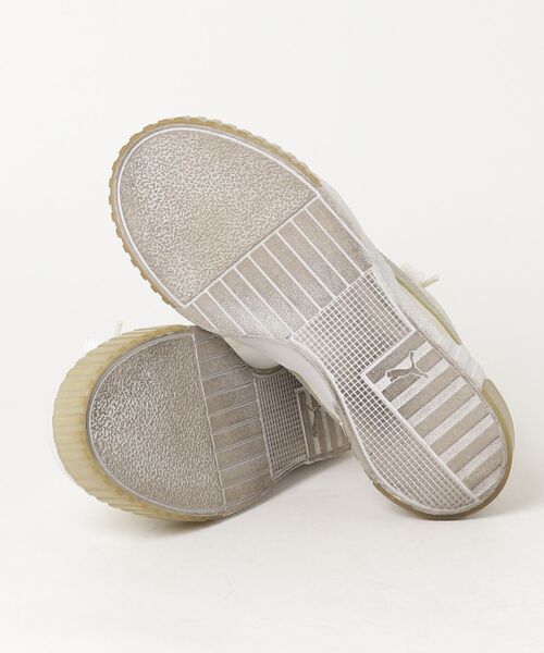 「PUMA」 ローカットスニーカー 23cm ベージュ レディース_画像3