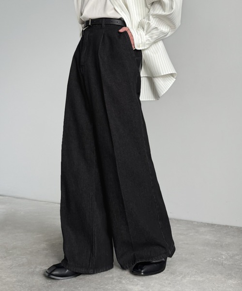 「Classical Origin」 デニムパンツ MEDIUM インディゴブルー メンズ_画像6