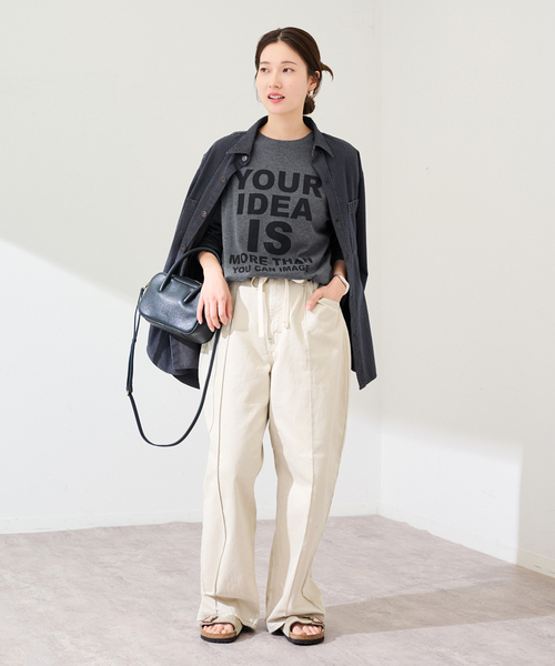 FRAMeWORK（フレームワーク） tシャツ 「WEB限定 / 追加」ロゴロンTee