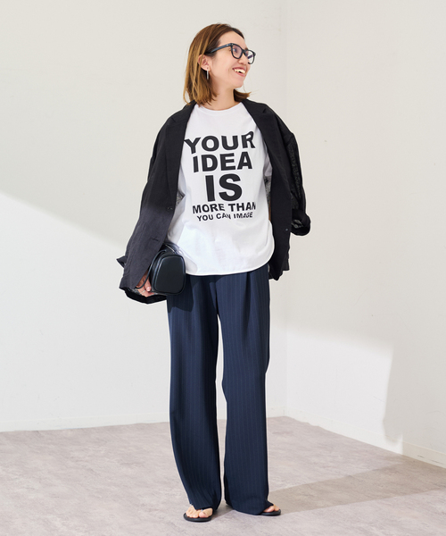 FRAMeWORK（フレームワーク） tシャツ 「WEB限定 / 追加」ロゴロンTee