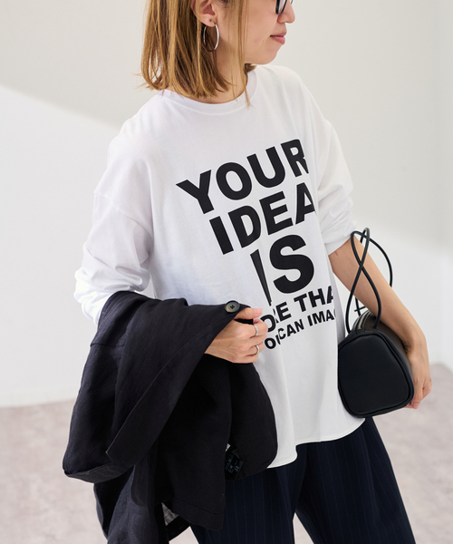 FRAMeWORK（フレームワーク） tシャツ 「WEB限定 / 追加」ロゴロンTee