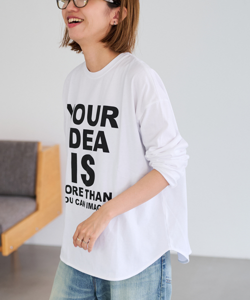 FRAMeWORK（フレームワーク） tシャツ 「WEB限定 / 追加」ロゴロンTee