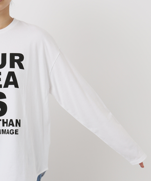 FRAMeWORK（フレームワーク） tシャツ 「WEB限定 / 追加」ロゴロンTee