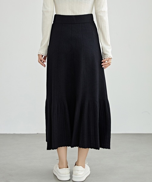 「Lace Ladies」 ニットスカート FREE ブラック レディース_画像7