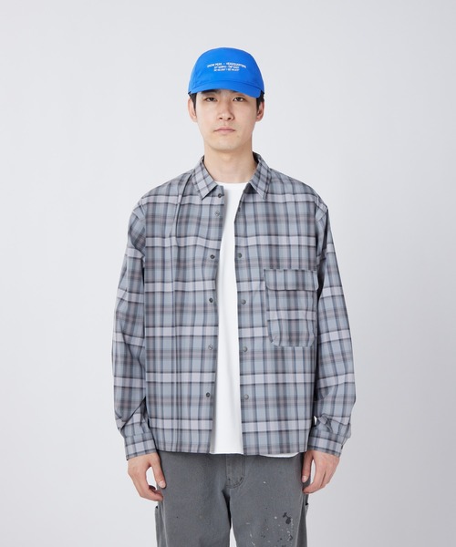 snow peak(スノーピーク) シャツ Snow Peak / Fade Check Breezy snow peak(スノーピーク) シャツ Snow Peak / Fade Check Breezy