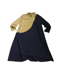 「antiqua」 長袖ワンピース ONESIZE ブラック レディースの画像5