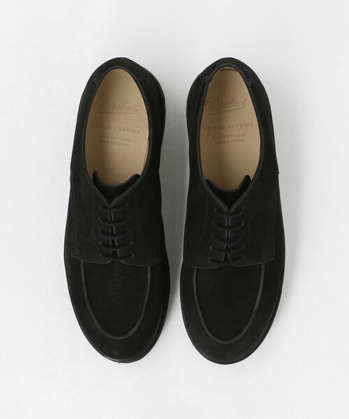 mmm　UNITED ARROWS別注 シボ革 パラブーツデッキシューズ Paraboot（パラブーツ） デッキシューズ 「別注」「Paraboot」NUBUCK