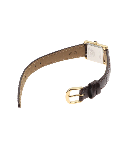 腕時計 CITIZEN Kii Classic Square EG2797-13A Yellow gold レディースの画像