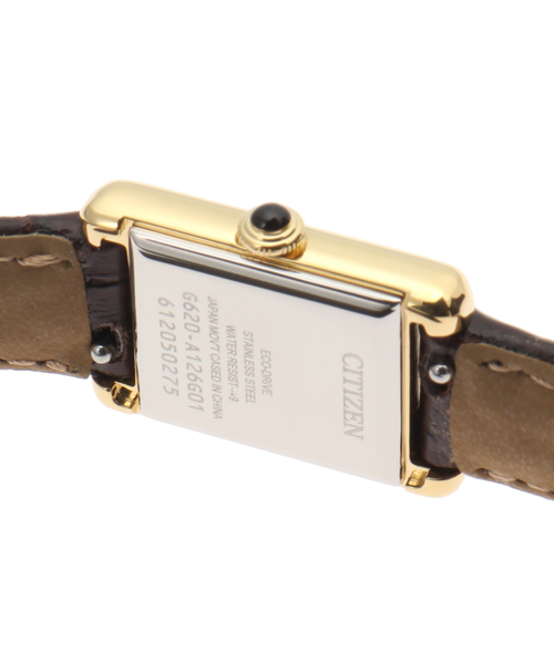 腕時計 CITIZEN Kii Classic Square EG2797-13A Yellow gold レディースの画像