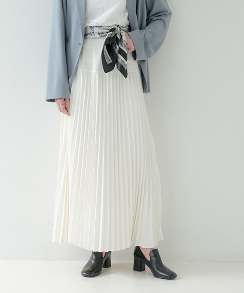 INDIVI GALLEST ロング スカート プリーツロングスカート : ZOZOTOWN