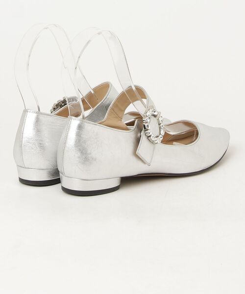 【新品未使用】tsumori chisato WALKシルバー フラットシューズ tsumori chisato WALK（ツモリチサトウォーク） フラットパンプス 24cm