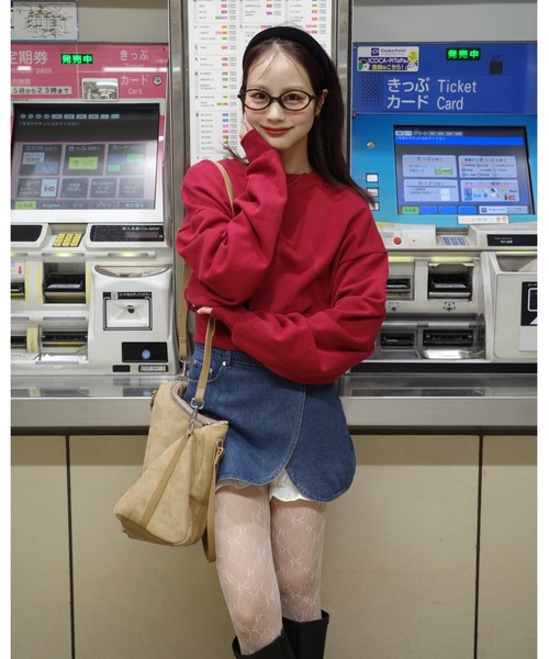 JUMELLE（ジュメロ） デニムスカート フリルパンツデニムスカート