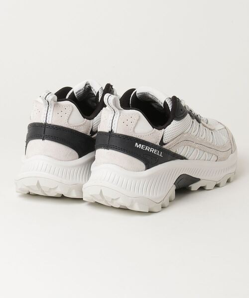 「MERRELL」 ローカットスニーカー 8.5 ホワイト×ブラック メンズの画像