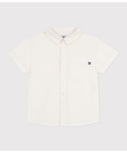 PETIT BATEAU - トップ ティーシャツ 綿織物リネン半袖ティーシャツ キッズ 小わっぱ服 シャツ、ブラウス-子ども服、シューズ