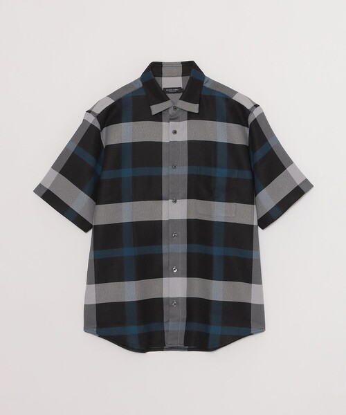 シャツ カラミクレストブリッジチェックハーフスリーブシャツ メンズの画像
