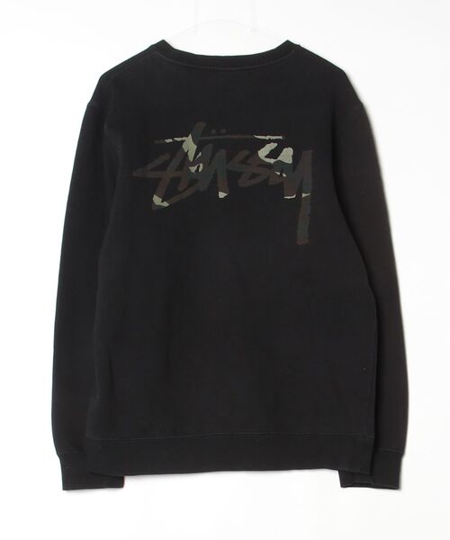 【美品】 Stussy　スウェット　ブラック　レア　限定 STUSSY（ステューシー） スウェットカットソー M ブラック メンズ