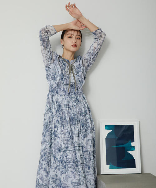 JILL by JILL STUART（ジルバイジルスチュアート） 7分袖ワンピース
