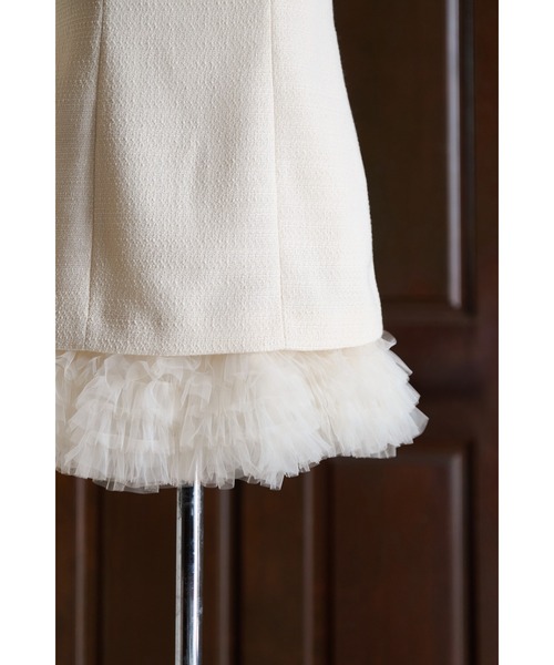 ワンピース Roxanne Layered Tulle Mini Dressの画像