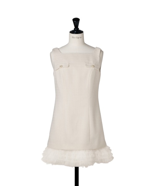 ワンピース Roxanne Layered Tulle Mini Dressの画像