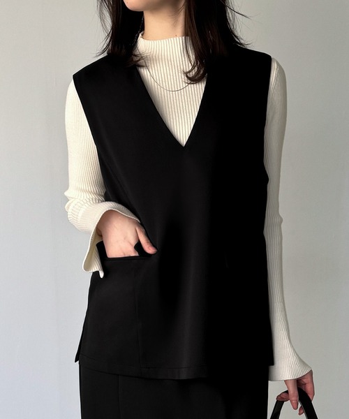 JUNOAH（ジュノア） セットアップ MEDIUM ブラック レディース