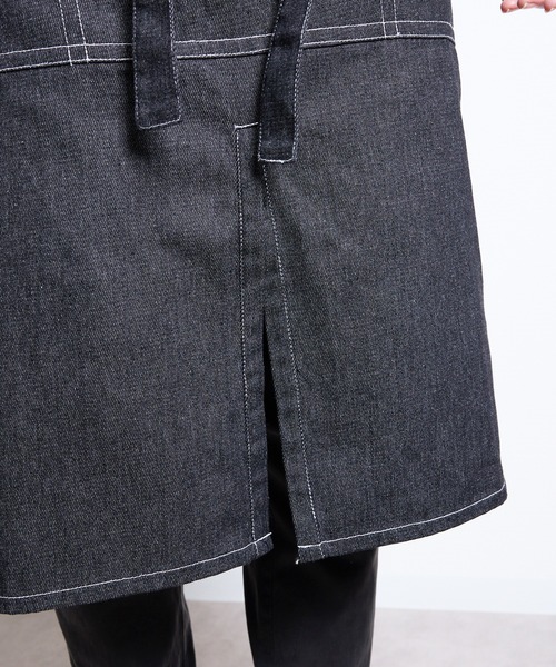 ポテチーノ黒デニムギャルソン 前掛け COMMON WARE（コモンウェアー） エプロン MRW : Ordinary Demin Garcon