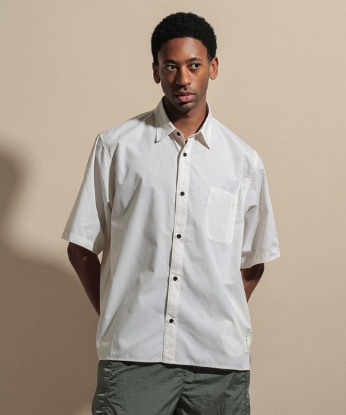 NUMERALS（ヌメラルズ） シャツ 半袖 TYPEWRITER SHORT SLEEVED BIG