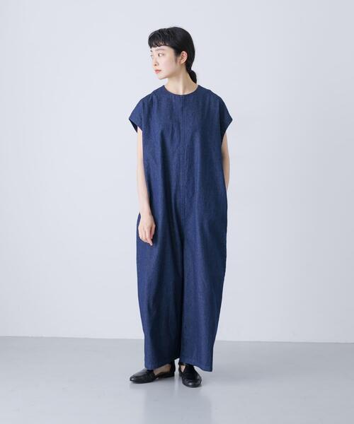 「かぐれ」 オールインワン 1 インディゴブルー レディース_画像6