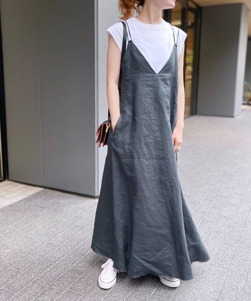 「Spick & Span」 サロペットスカート 38 グリーン レディース_画像6