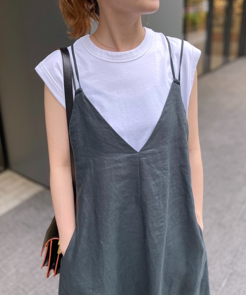 「Spick & Span」 サロペットスカート 38 グリーン レディース_画像9