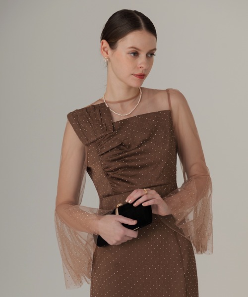 「Leja」 長袖ワンピース MEDIUM ブラック レディース_画像4