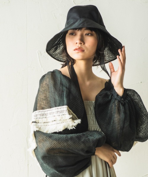 「ORIENT MILLINERY」 ハット FREE ホワイト レディース_画像5