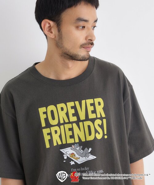 Right-on（ライトオン） tシャツ 半袖 「トムとジェリー」プリントT